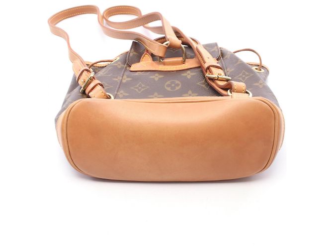 Zaino/Borsa Louis Vuitton Mini Montsouris Marrone Monogramma - vista 7