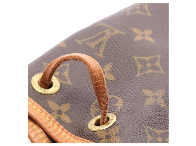 Zaino/Borsa Louis Vuitton Mini Montsouris Marrone Monogramma - vista 9