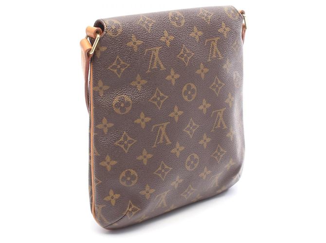 Borsa a tracolla Louis Vuitton Musette Salsa Short Strap Marrone Monogramma - vista 2