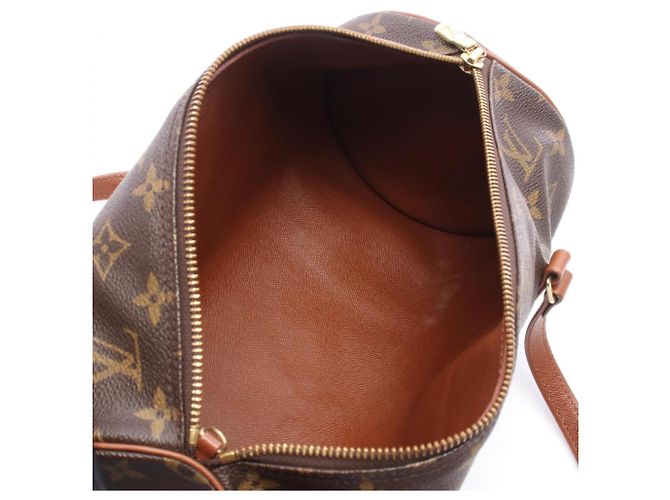 Borsa a mano Louis Vuitton Papillon 30 Monogram Marrone Monogramma - vista 3