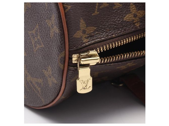 Borsa a mano Louis Vuitton Papillon 30 Monogram Marrone Monogramma - vista 6