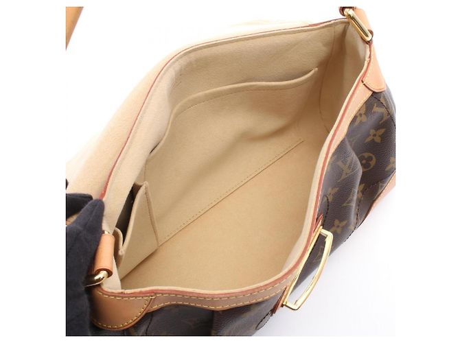 Borsa a tracolla Louis Vuitton Beverly MM Marrone Monogramma - vista 3