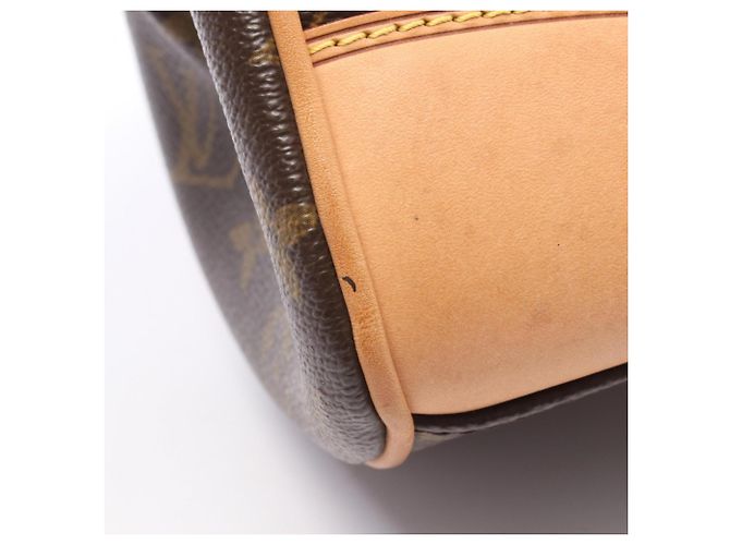 Borsa a tracolla Louis Vuitton Beverly MM Marrone Monogramma - vista 7