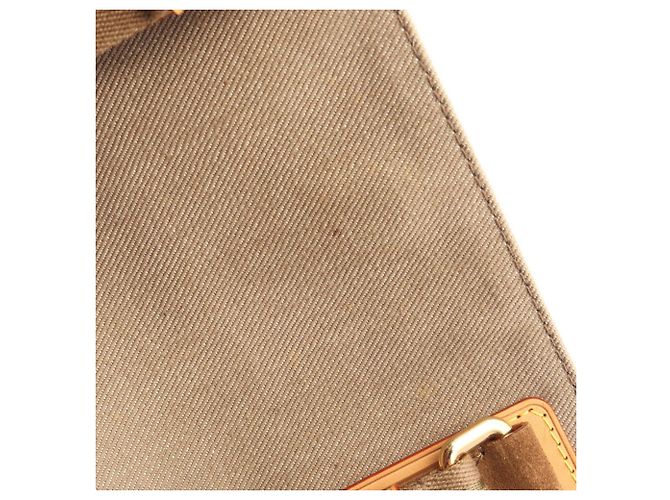 Borsa Tote Louis Vuitton Plan Soleil Cabas PM Marrone Beige - vista 8
