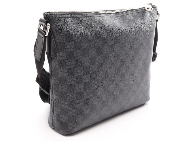 Borsa a tracolla Louis Vuitton Mick PM Damier Graphite Nero - vista 2