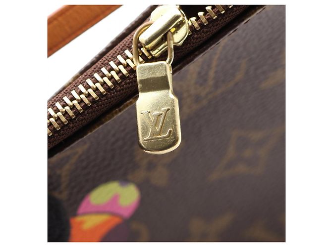 Borsa Louis Vuitton Pochette Accessoires Marrone - vista 9