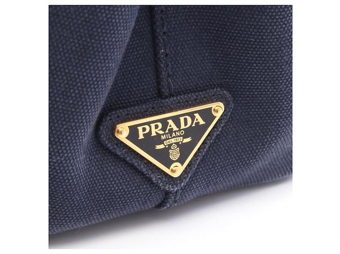 Borsa Tote 2-Way Prada CANAPA Blu navy - vista 5