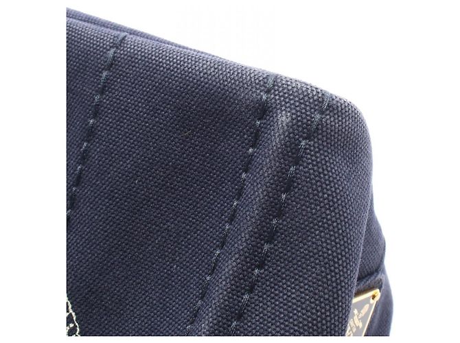 Borsa Tote 2-Way Prada CANAPA Blu navy - vista 6