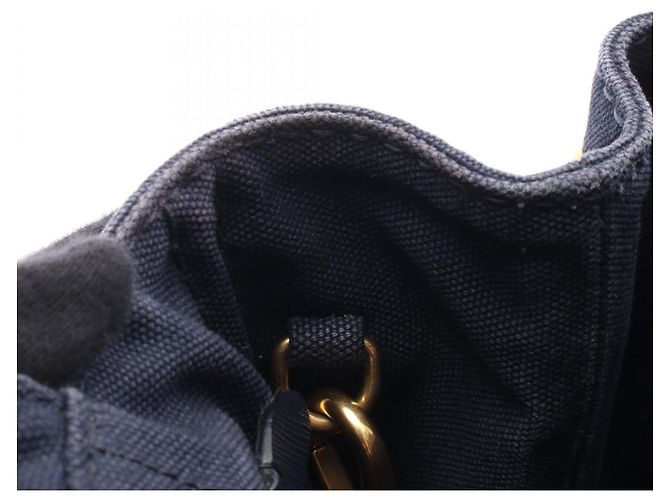 Borsa Tote 2-Way Prada CANAPA Blu navy - vista 9