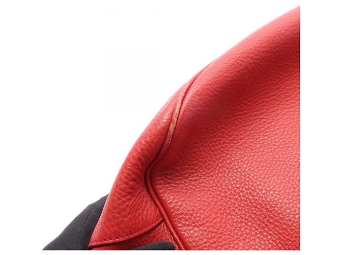 Prada Vitello Daino Schultertasche rot - Ansicht 5