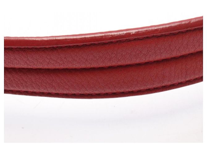 Prada Vitello Daino Schultertasche rot - Ansicht 8