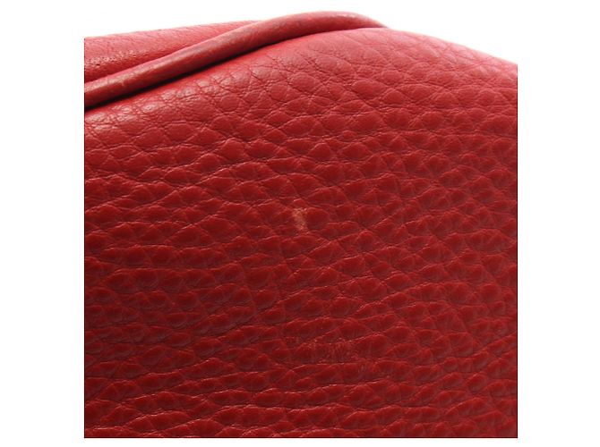 Prada Vitello Daino Schultertasche rot - Ansicht 9