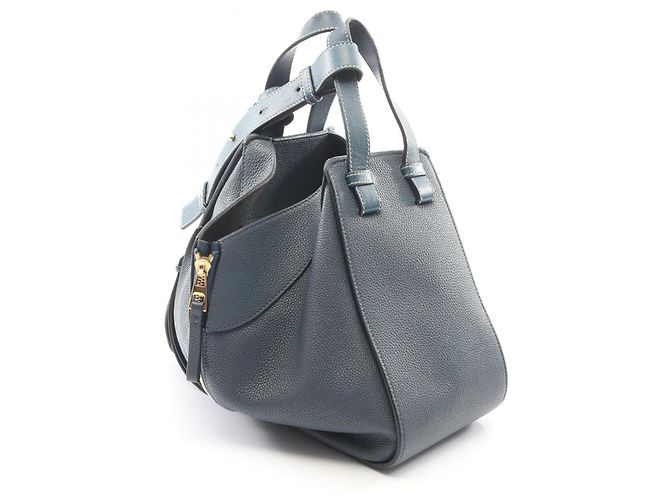 Loewe Hammock Small 2-Way Handtasche Marineblau - Ansicht 2