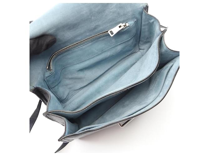 Borsa a tracolla 2-Way Prada Cahier Blu navy - vista 3