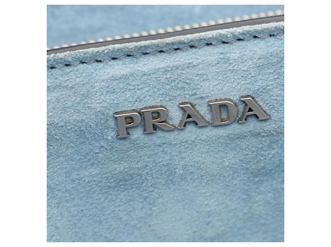 Borsa a tracolla 2-Way Prada Cahier Blu navy - vista 4