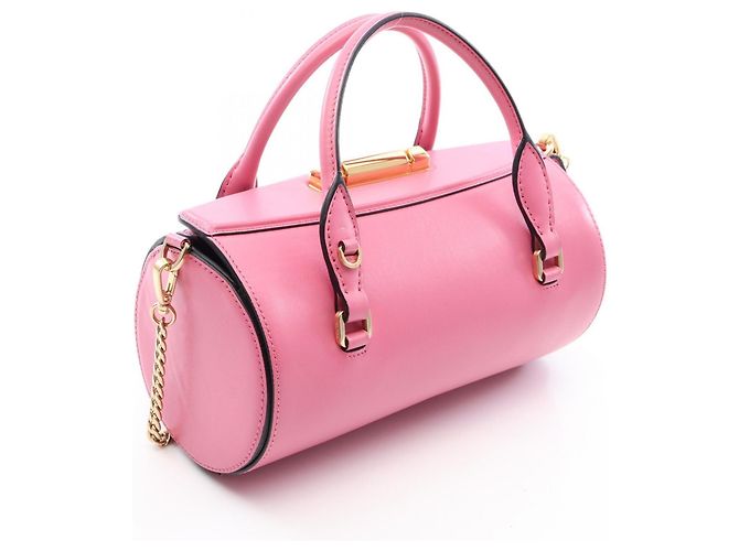Borsa Prada Civil 2-Way in pelle rosa - vista 2