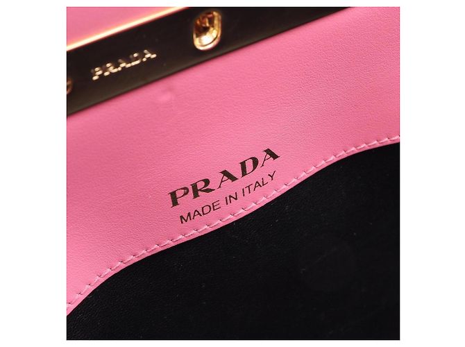 Borsa Prada Civil 2-Way in pelle rosa - vista 4