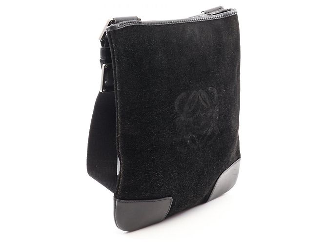 Borsa a tracolla Loewe Anagram Nero - vista 2