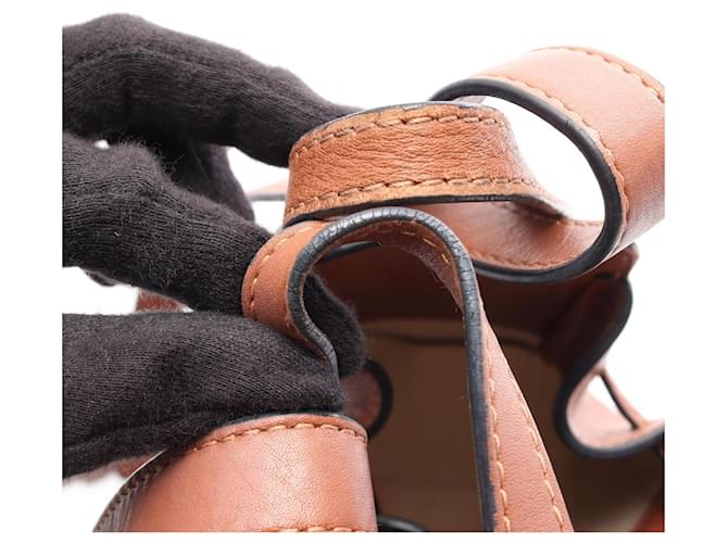 Loewe Hammock Drawstring Mini Handtasche Braun - Ansicht 10
