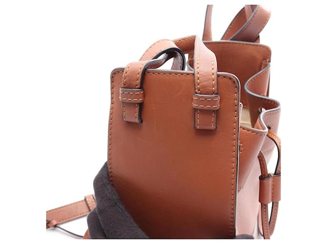 Loewe Hammock Drawstring Mini Handtasche Braun - Ansicht 11
