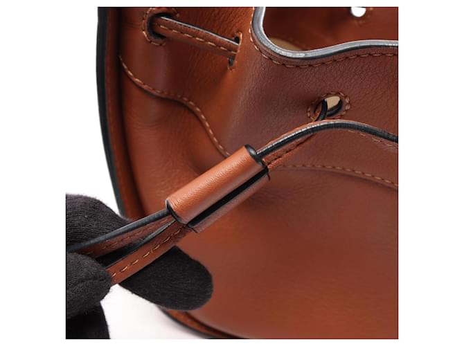 Loewe Hammock Drawstring Mini Handtasche Braun - Ansicht 16