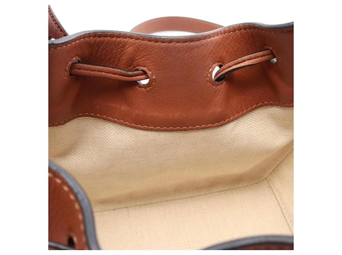Loewe Hammock Drawstring Mini Handtasche Braun - Ansicht 6