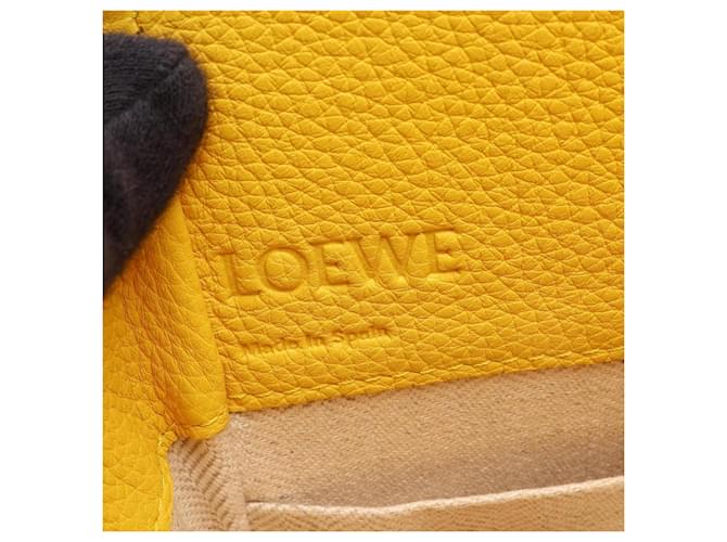 Mini borsa Loewe Hammock con coulisse Giallo - vista 4