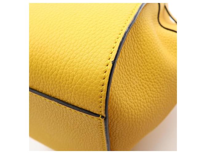 Mini borsa Loewe Hammock con coulisse Giallo - vista 6