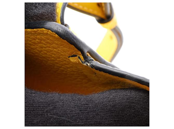 Mini borsa Loewe Hammock con coulisse Giallo - vista 8