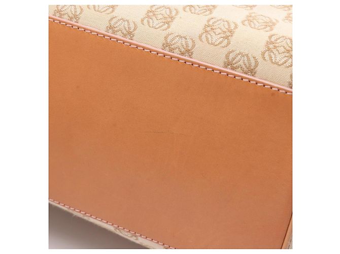 Loewe Repeat Anagram Tote Bag Braun Beige - Ansicht 10