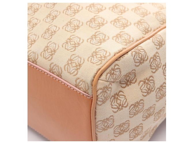 Loewe Repeat Anagram Tote Bag Braun Beige - Ansicht 11
