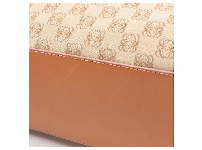 Loewe Repeat Anagram Tote Bag Braun Beige - Ansicht 12