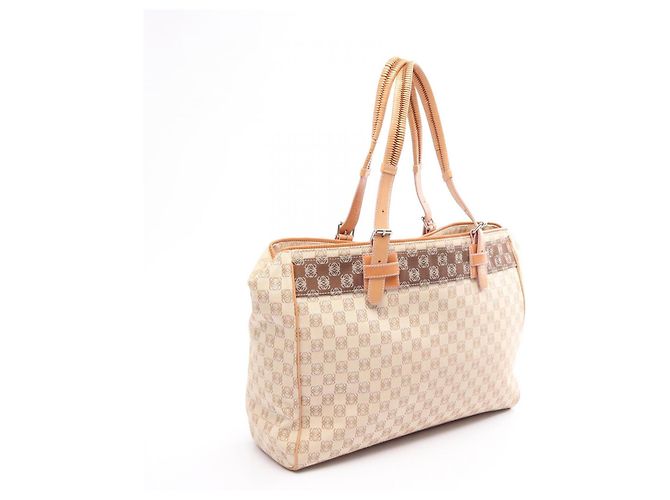 Loewe Repeat Anagram Tote Bag Braun Beige - Ansicht 2