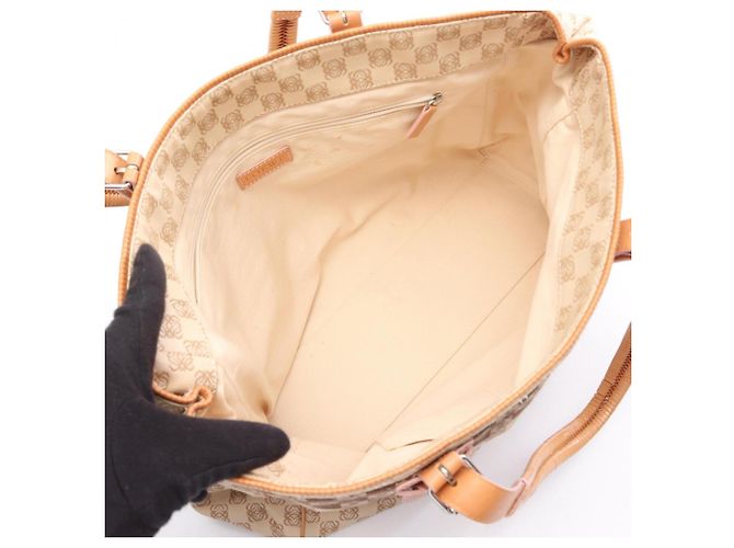 Loewe Repeat Anagram Tote Bag Braun Beige - Ansicht 3