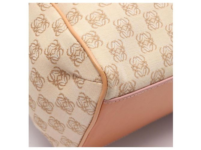 Loewe Repeat Anagram Tote Bag Braun Beige - Ansicht 8