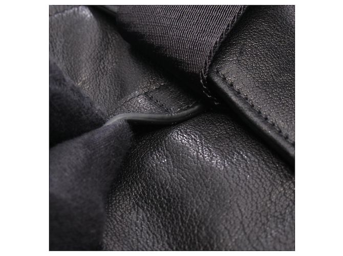 Prada Triangle Logo 2-Way Rucksack/Handtasche Schwarz - Ansicht 7