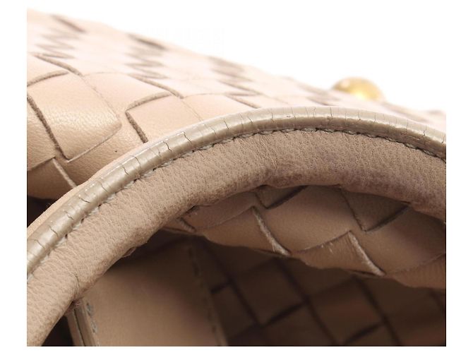 Borsa Bottega Veneta Intrecciato Beige - vista 8