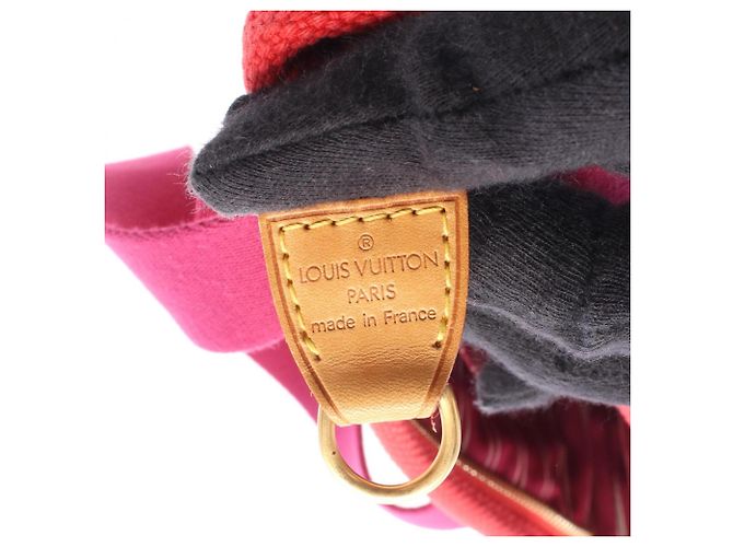 Borsa Cabas PM Antigua Louis Vuitton Rosso Porpora - vista 4