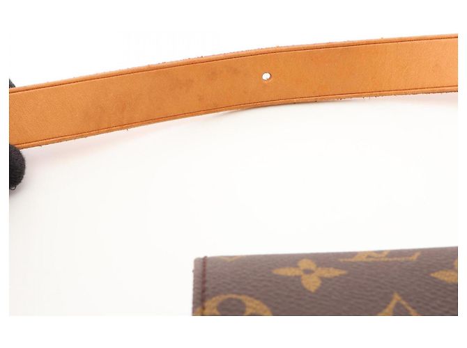 Borsa a tracolla Louis Vuitton Cartouchiere GM Marrone - vista 7