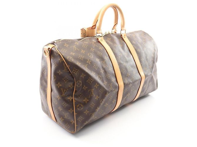 Louis Vuitton Keepall Bandoulière 50 Boston Bag Braun - Ansicht 2