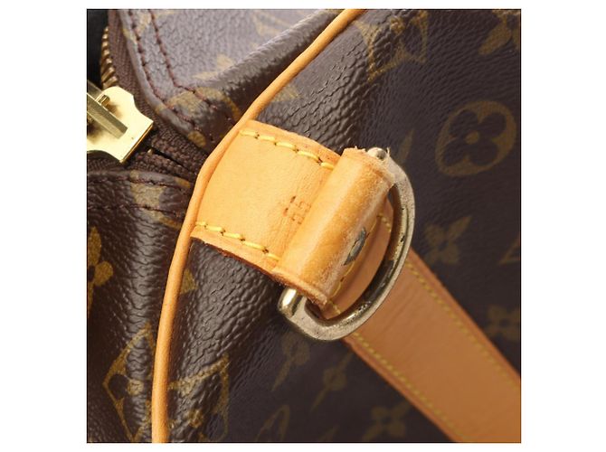 Louis Vuitton Keepall Bandoulière 55 Boston Bag Marrone - vista 12