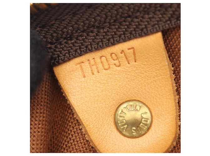 Louis Vuitton Keepall Bandoulière 55 Boston Bag Marrone - vista 5