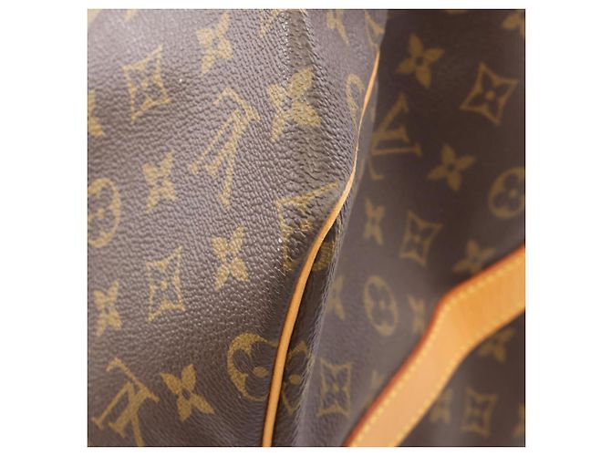 Louis Vuitton Keepall Bandoulière 55 Boston Bag Marrone - vista 7