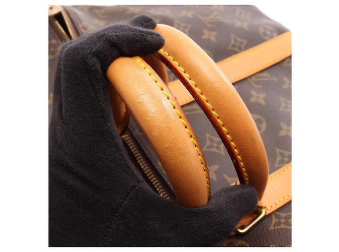 Borsa Boston Louis Vuitton Keepall 45 Monogram Marrone - vista 16
