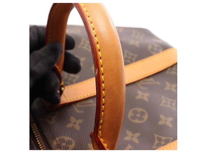 Borsa Boston Louis Vuitton Keepall 45 Monogram Marrone - vista 17
