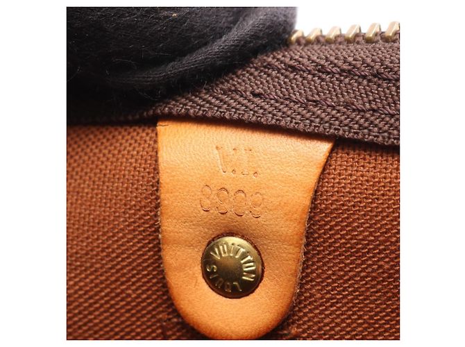 Borsa Boston Louis Vuitton Keepall 45 Monogram Marrone - vista 5