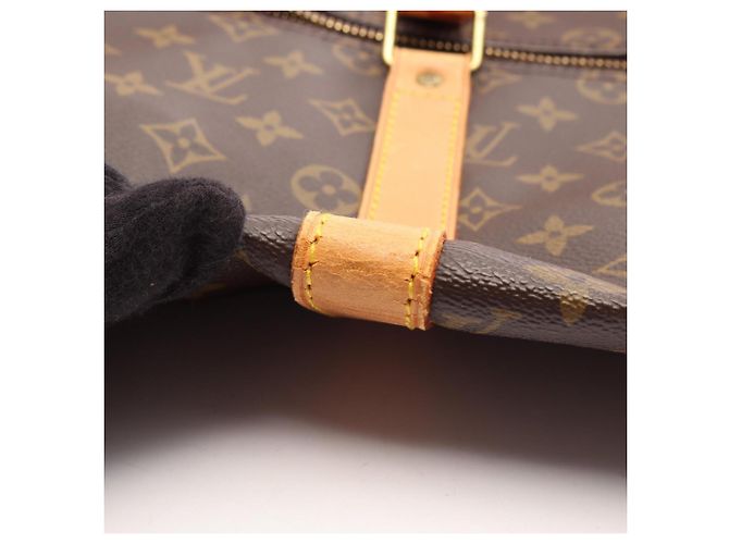 Borsa Boston Louis Vuitton Keepall 45 Monogram Marrone - vista 6