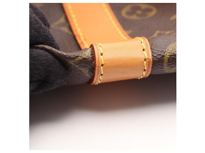 Borsa Boston Louis Vuitton Keepall 55 Monogram Marrone - vista 6