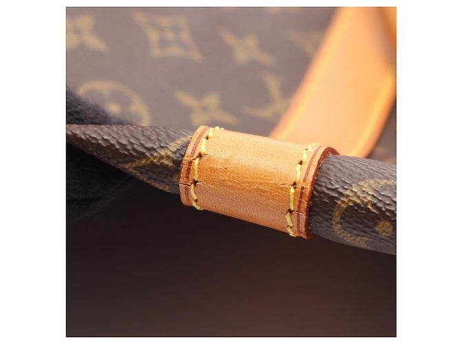 Borsa Boston Louis Vuitton Keepall 55 Monogram Marrone - vista 7