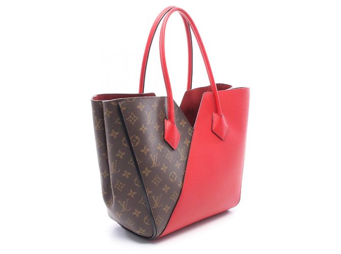 Borsa Tote Louis Vuitton Kimono MM Marrone Rosso Fuschia - vista 2